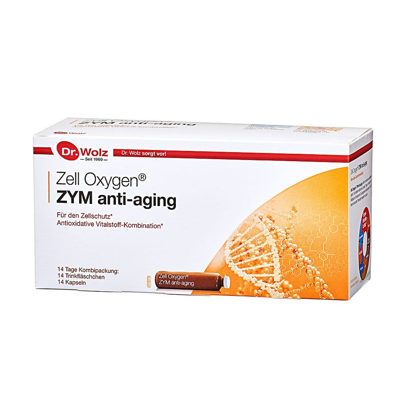 Dr. Wolz Zell Oxygen ZYM Anti-Aging amp. N14 + kaps. N14, nuotrauka Nr. 1