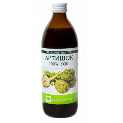 Artišokų sultys 100% su vitaminu C (Baltkos), 500 ml