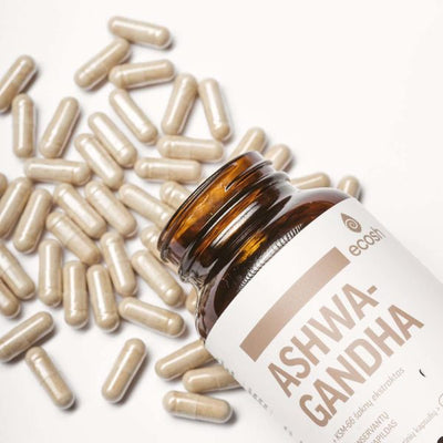 ECOSH Ašvaganda (Ashwagandha) 500mg, kapsulės N90