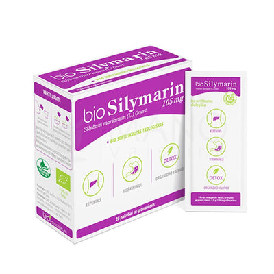 bioSilymarin 105mg granulės 3.5g pakeliais N28