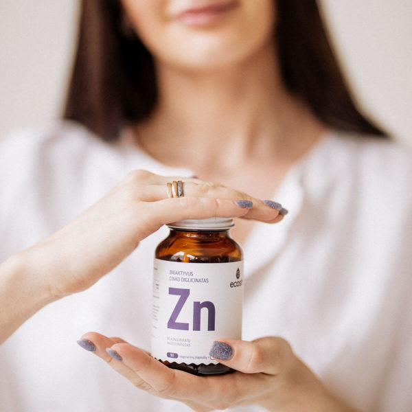 ECOSH Bioaktyvus cinkas, kapsulės N90, nuotrauka Nr. 2