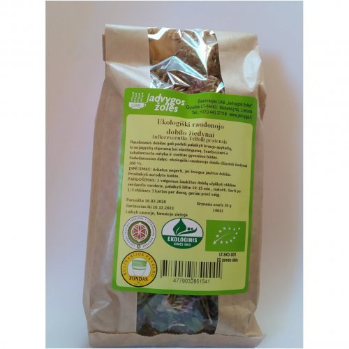 Ekologiški Raudonojo dobilo žiedynai 30g, nuotrauka Nr. 1