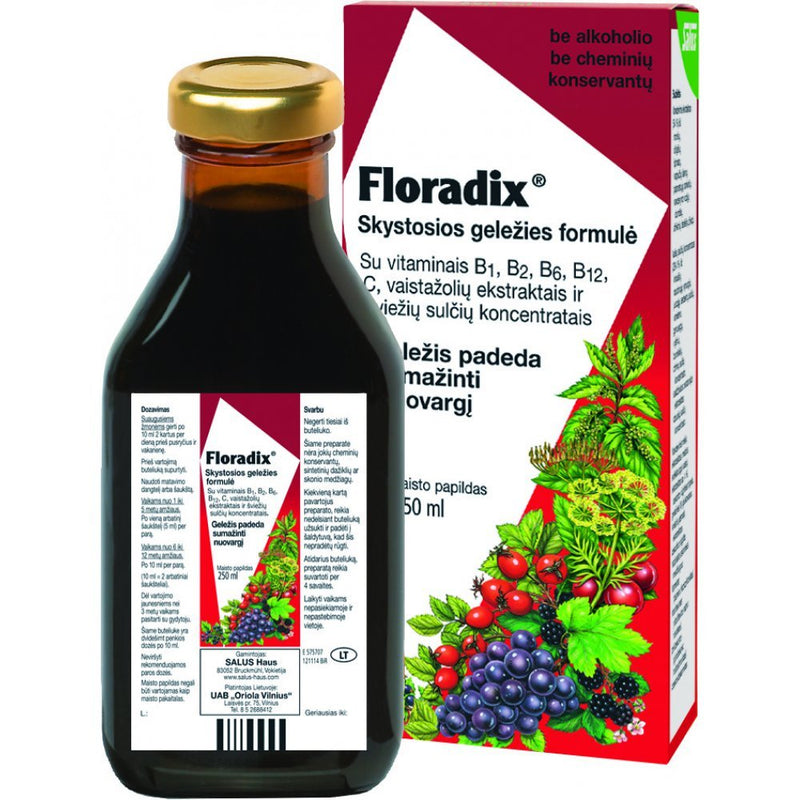 Floradix skystosios geležies formulė 500ml, nuotrauka Nr. 1