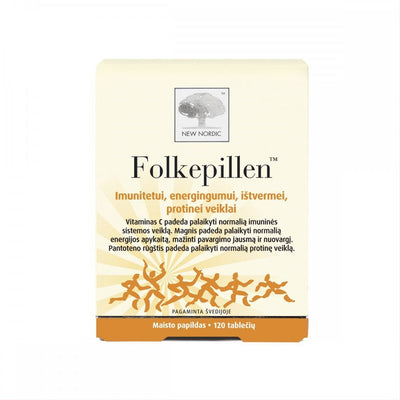 NEW NORDIC Folkepillen tabletės N120