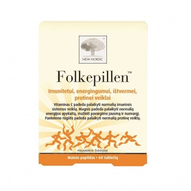 NEW NORDIC Folkepillen tabletės N60