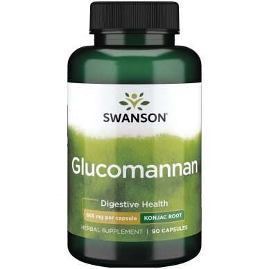 SWANSON Gliukomananas 700 mg, kapsulės N90