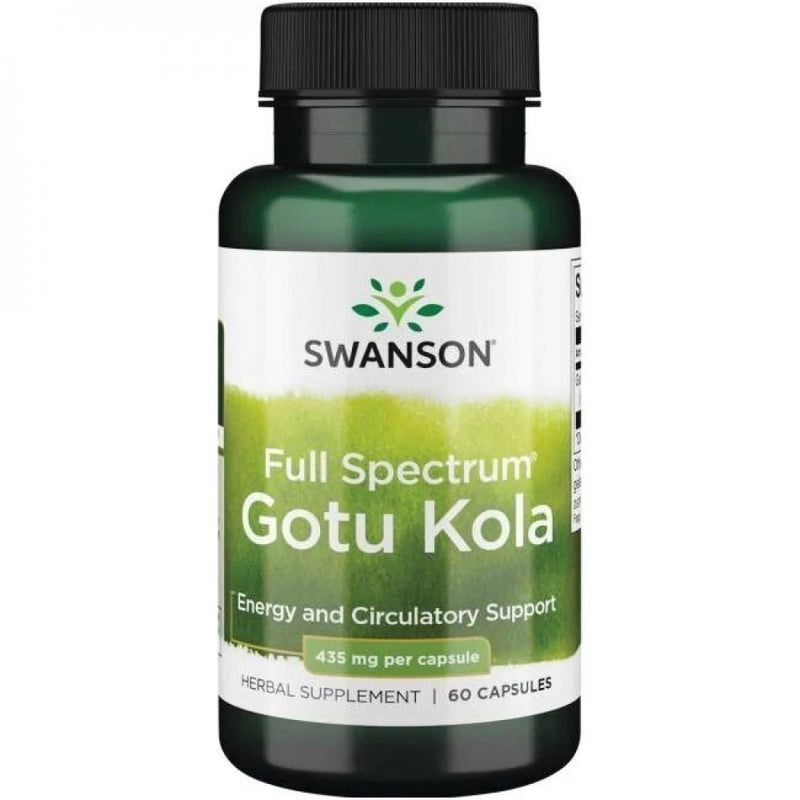 SWANSON Gotu Kola (Azijinė centelė) 435 mg, kapsulės N60, nuotrauka Nr. 1