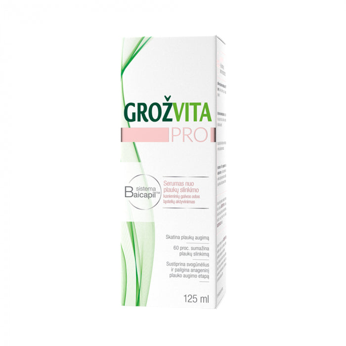 GROŽVITA serumas nuo plaukų slinkimo 125 ml, nuotrauka Nr. 1
