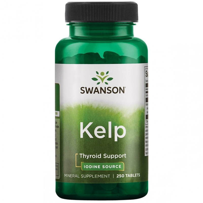 SWANSON Kelp - jodas, tabletės N250, nuotrauka Nr. 1