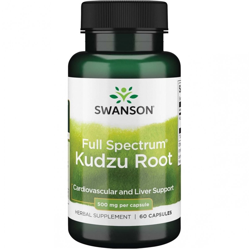 SWANSON Kudzu (Skiautėtoji puerarija) 500 mg, kapsulės N60, nuotrauka Nr. 1