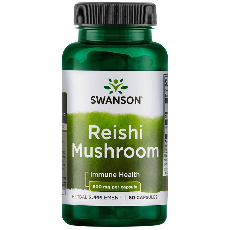 SWANSON Reishi (Tikrinis blizgutis) 600 mg, kapsulės N60, nuotrauka Nr. 1