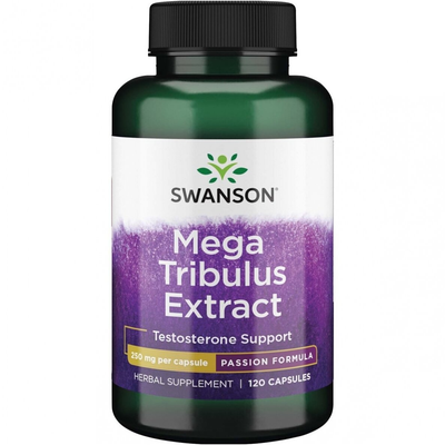 SWANSON Tribulus (Gulsčiosios ragužės) ekstraktas 250 mg, kapsulės N120