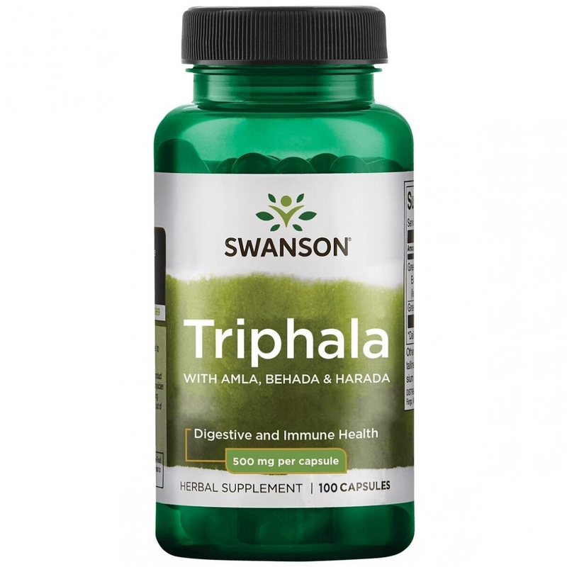 SWANSON Triphala 500 mg, kapsulės N100, nuotrauka Nr. 1