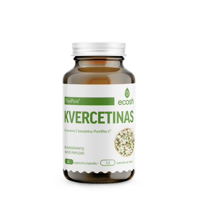 ECOSH Kvercetinas FlaviPure® su vit.C, kapsulės N40