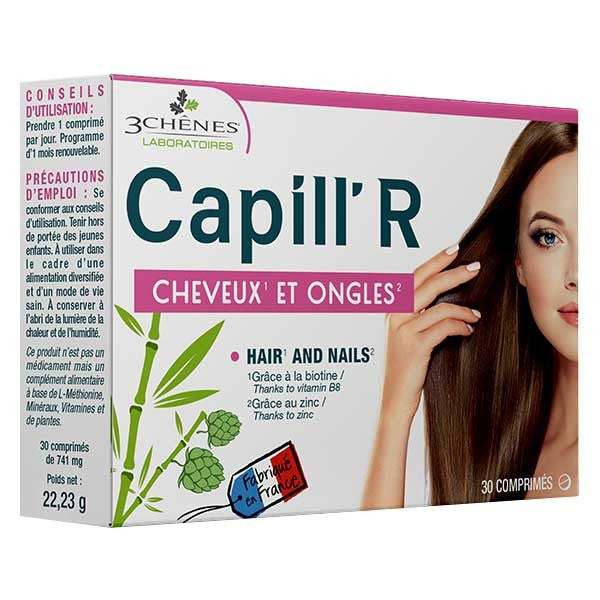 3 CHÊNES Capill’R, tabletės N30, nuotrauka Nr. 1