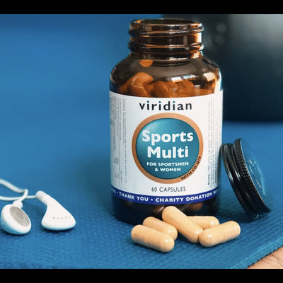 VIRIDIAN Sportuojantiems ar fiziškai dirbantiems „Sports Multi“, kapsulės N60