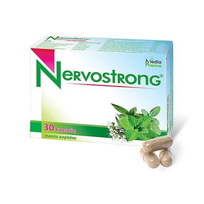 NERVOSTRONG preparatas nervų sistemai, kapsulės N30