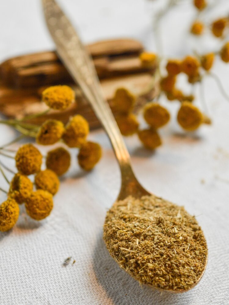 PELYNAS, BITKRĖSLĖ, GVAZDIKĖLIS žolelės milteliais – 1, 120g, nuotrauka Nr. 2