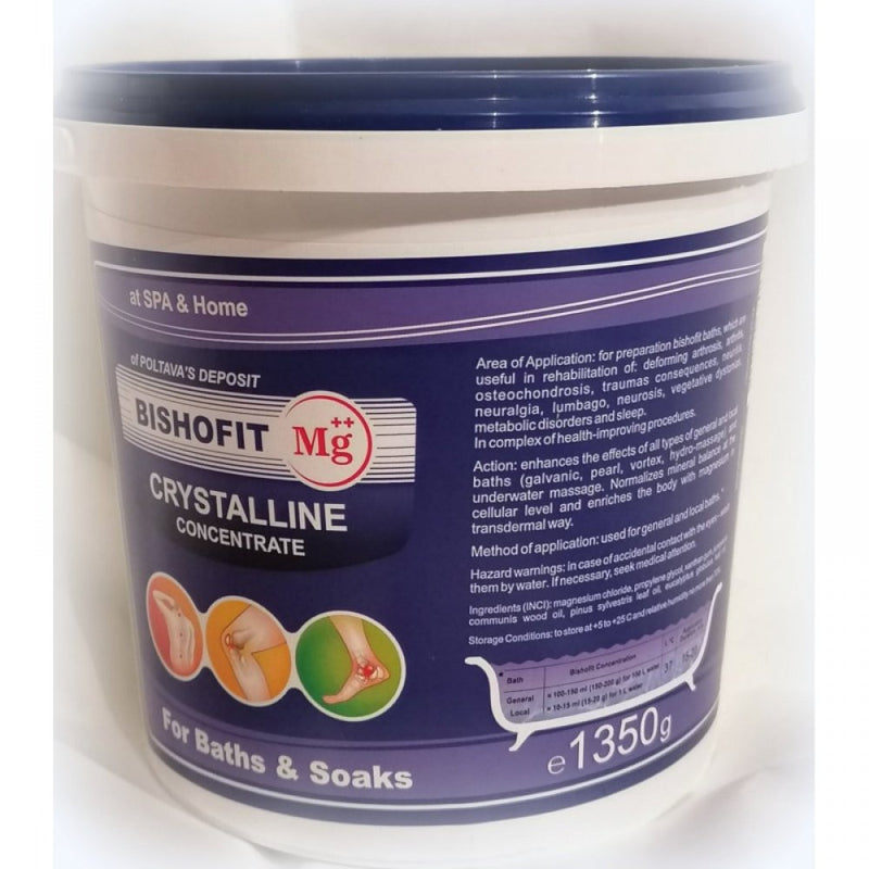 BISHOFIT Poltavos bišofito kristalų koncentratas, 1L, nuotrauka Nr. 1