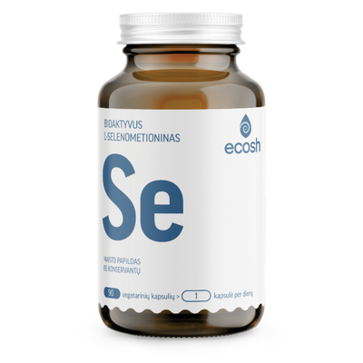 ECOSH Bioaktyvus selenas, kapsulės N90