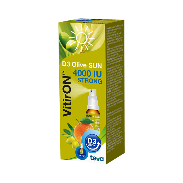 VITIRON D3 Olive Sun 4000 IU, apelsinų skonio, 10 ml, nuotrauka Nr. 1