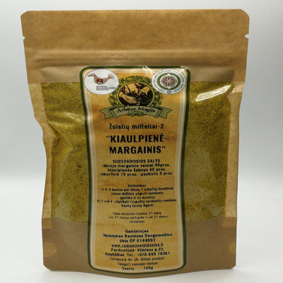 KIAULPIENĖ - MARGAINIS žolelių milteliai Nr.2 100g